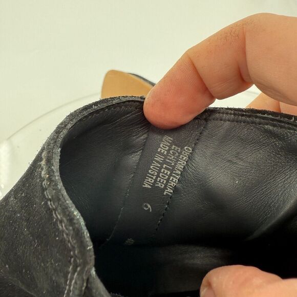 Paul Green Vienna Womens Size 8.5 Shoes Black Suede Ankle Bootie Side Zipper - Picture 15 of 16